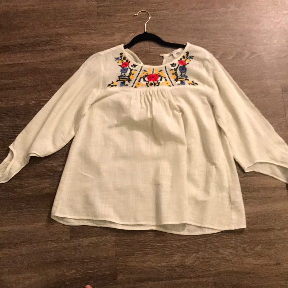 Embroider top